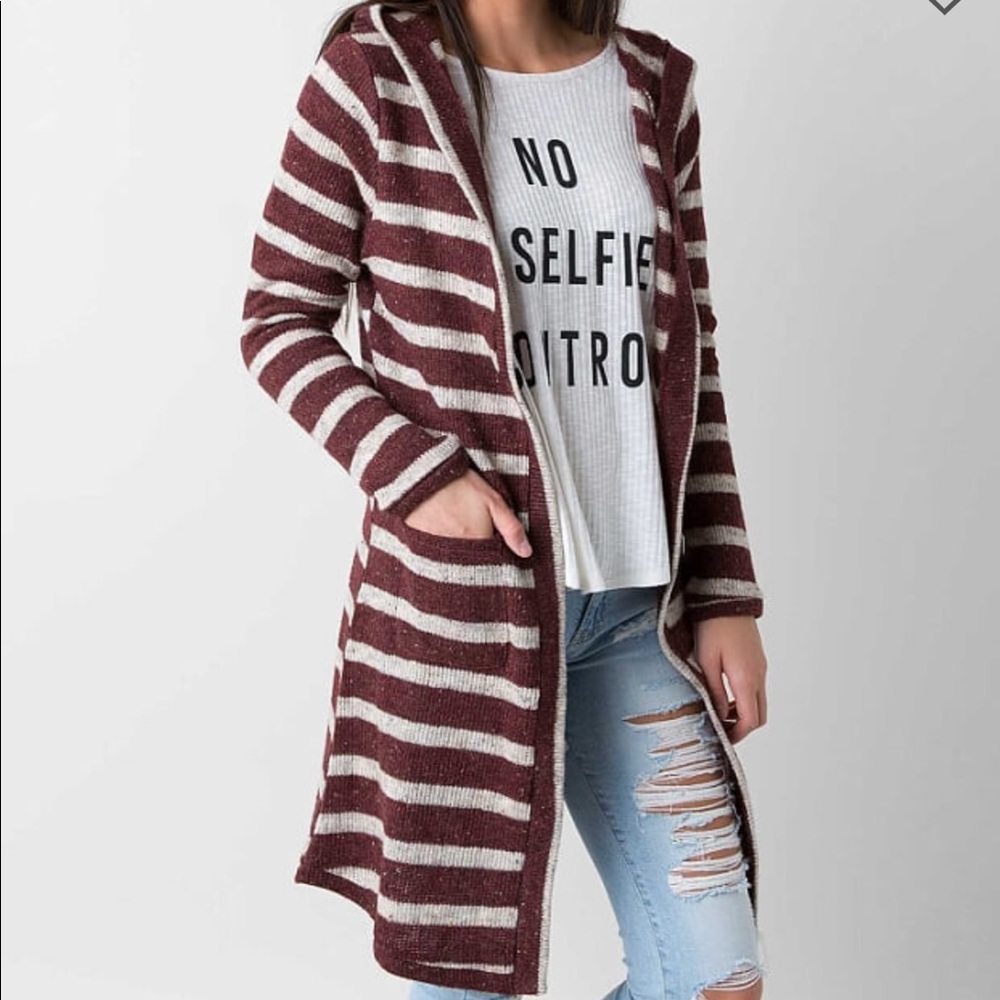 Striped cardigan